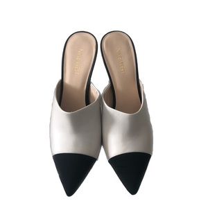 Nine West Tuxedo Mules